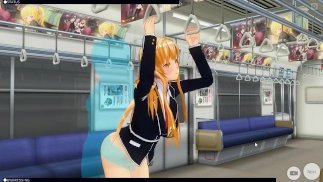 【CM3D2】ソードArt・オンライン変態、アスナ・ユキが電車の中で犯される