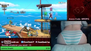Sweet Cheeks speelt Super Smash Bros Ultimate (12-08-2018)