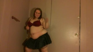 BBW Strip tease chupar y follar