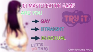 JOI MASTERBATION GRA JESTEŚ HETERO GEJEM LUB BI