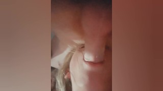 Daddy loves to Fuck my face - Real Close up Deepthroat