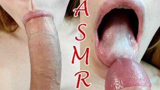 ASMR / pieprzył ją w usta. Spuść się w usta uczennicy.
