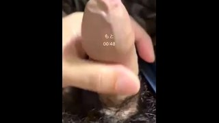 高校生　真性包茎　オナニー