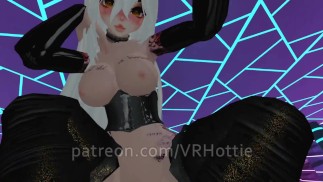 Batendo seu rosto com thicc coxas galo montando cabelo branco gordura bunda saltos pov lap dance