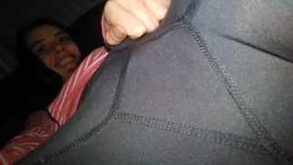 Onlyfans Artist PinkMoonLust Spreads Legs Nasty Stank Ass Farting Fart Fetish Fun Yoga Pants Fart