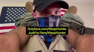 Agent / Militaire interraciale verbale bareback POV 