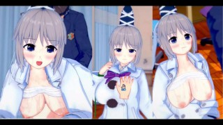 [¡Juego Hentai Koikatsu! ] Tener sexo con Touhou Big tits Mononobe no Futo.Video de anime erótico 3D
