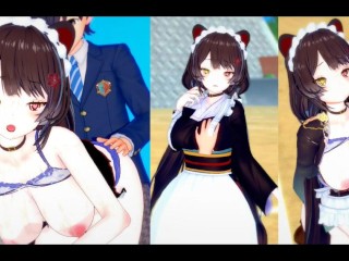 [hentai Gra Koikatsu! ] Uprawiaj Seks z Duże Cycki Vtuber Inui Toko.3DCG Erotyczne Wideo Anime.