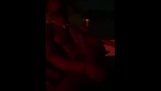 Black polla masturbándose en la playa me dijo que iba rápido 