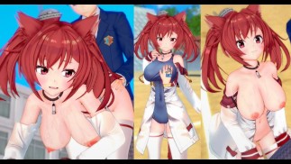 [¡Juego Hentai Koikatsu! ] Tener sexo con Big tits Azur Lane I19.Video de anime erótico 3DCG.