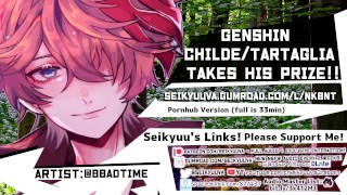 [Genshin Impact] Childe/Tartaglia NAŠTVANÝ TĚ ŠUKÁ DRSNĚ! (Mužská posluchačská zájmena)