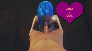 League of Legends Hentai - Jinx Parte 3 (sin censura)