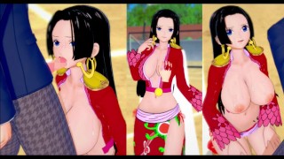[Hentai Gra Koikatsu! ] Uprawiaj seks z Duże cycki ONE PIECE Boa Hancock.3DCG Erotyczne wideo anime.