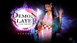 Aziatische Alexia Anders als DEMON SLAYER NEZUKO test je seksvaardigheden VR Porno