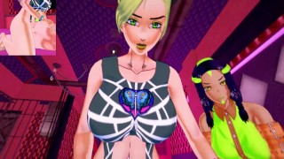 JOJO - Futas Jolyne et Ermes à la | de prison Homme preneur POV