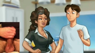 Schoonmaakster geneukt - Zomerse saga game porno