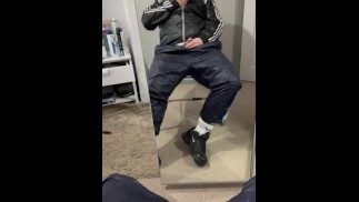 Shiny nylon Lacoste adidas and Nike TN wank