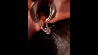 Mijn oude BBW vet harig poesje inspecteren met speculum en verbaal vernederend mezelf vernederen