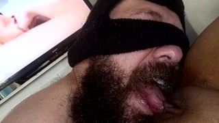 Saugen Sie mich, kauen Sie mich, lutschen Sie mich, lecken Sie meine Zunge, stecken Sie mich, pervers, ficken