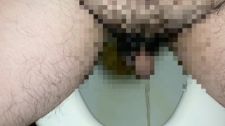 [Nerozřezáno] Žluté speciální tlusté čůrání hned po ránu
