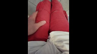 Watch me squirm and struggle through my morning, when I'm not allowed to pee until it's too late!