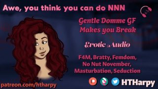 Gentle Domme Girlfriend provoca e seduz você para quebrar - No Nut November Challenge