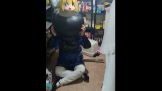 PVC Sissy Gelaagde Levensa Cosplay Cauldron Ademspel