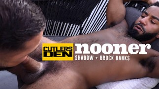 Shadowハードコア生ファックと品種筋肉底スタッドBrock BanksのためのカトラーのDen
