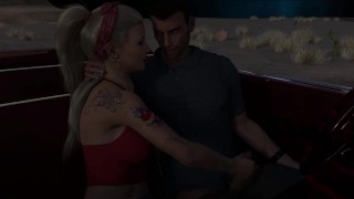 Long Road Home - Escenas de sexo - Parte 43 - Paja en el coche público por HentaiSexScenes