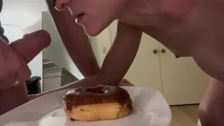 JIZZ Kobliha Jíst A Sání OBROVSKÝ Péro