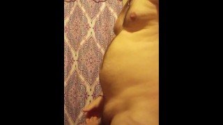 Accarezzando il mio cazzo