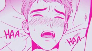 Anime Guy Uke Aheago Gémissant Désespérément