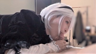 【Nier Automata】 💞Cosplay 2B, boquete💦 do cosplayer Hentai e ser fodido parte.3