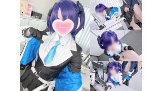 💙 【Aliceholic13】 Hayase Yuka Blue Archive Cosplay OfficeLove Hentai creampie kompilacja