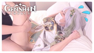 【Impacto Genshin】 ☘ Cute Ladyboy Cosplayer sendo fodido, Nahida Cosplay Kawaii Japanese Crossdresser