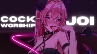 Succubus carente está desesperada por seu pau - COCK WORSHIP JOI [Rpg de áudio erótico ASMR]