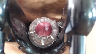Dojení Můj Penis S Fleshlight Hlasité Sténání Výstřiky