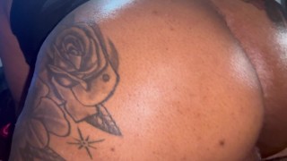 Anmutiges BBW Reverse Cowgirl