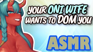 Jeu de rôle interactif ASMR - Votre femme oni veut vous dominer - F4M, Bondage, Powerbottom, Paizuri