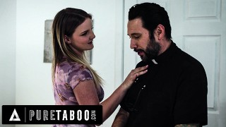PURE TABOO jeune femme en difficulté Eliza Eves baise sa prédiste pour éjaculer sur sa belle-mère religieuse