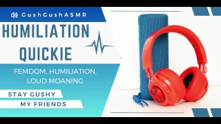 On the phone degrading man until he makes me cum (Femdom ASMR)