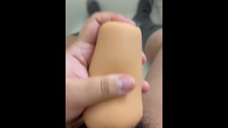 Japanse anime uitproberen "mijn gyaru buurman pijpbeurt" pocket pussy 2