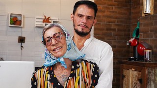 78 jaar oude oma ruwe kont geneukt
