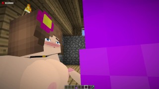 Minecraft Jenny Mod! Borstvergroting van een meid met grote tieten Jenny!