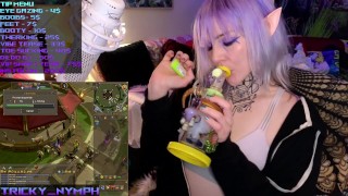 rauchend heiße, trickreiche kleine Nymphe ; 3