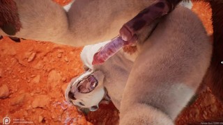 WildLife - Vaark baise avec Zumon - Bonus avec Max - Furry Yaoi