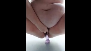 Riding my dildo part two