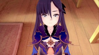 3D / Anime / Hentai, Genshin Impact: Dorosła Mona Zostaje Zerżnięta Przez Dużego Kutasa!