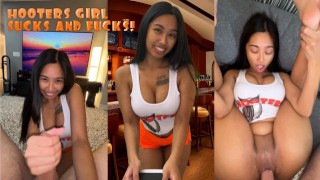 Scopare la cameriera troia di Hooters!
