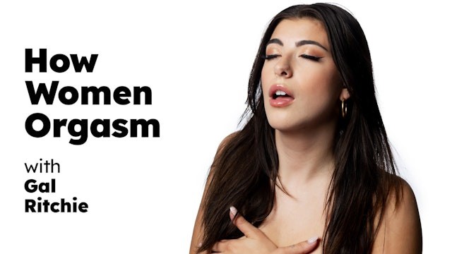 DA VICINO - Come le donne raggiungono l&#x27;orgasmo con l&#x27;attraente ragazza Ritchie! MASTURBAZIONE FEMMINILE DA SOLISTA! SCENA COMPLETA